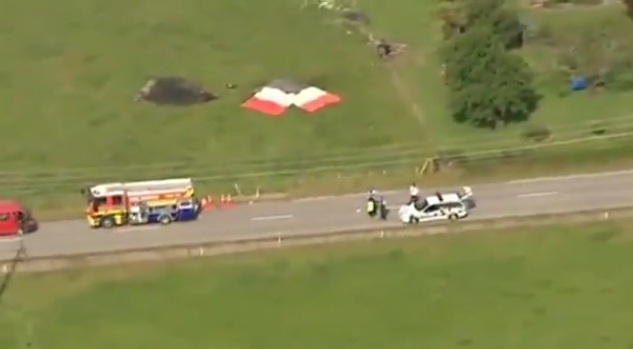 hot air balloon crash scene